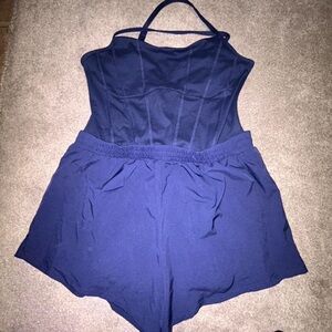 Stylish Navy Blue Romper